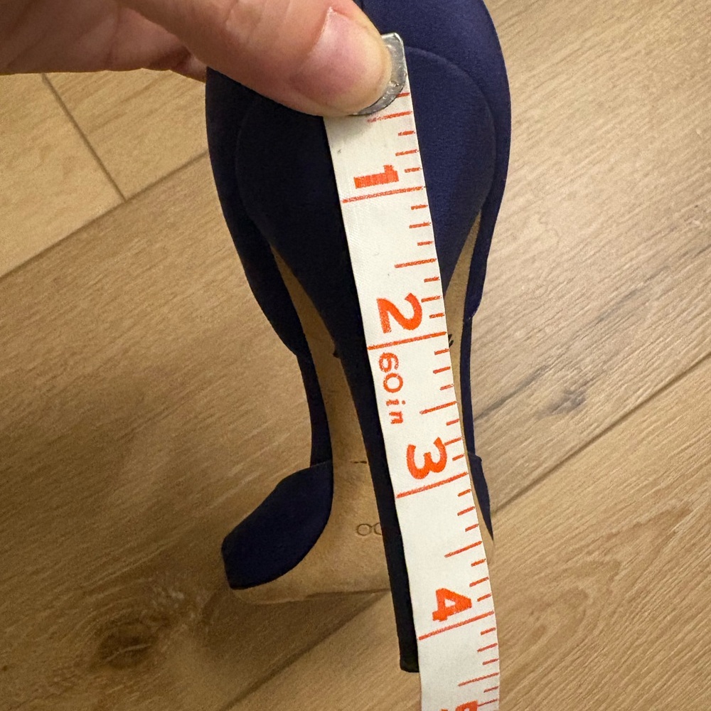 Jimmy Choo Embellished Satin Pumps blue/purple closed toe size 40 - Picture 14 of 14